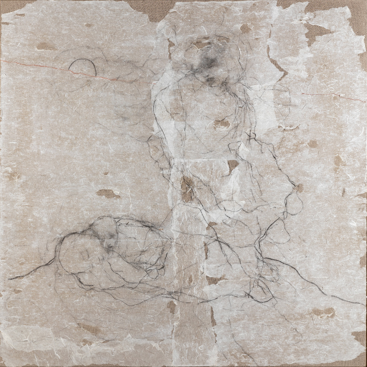 Les dormeurs et un ange au-dessus d’eux